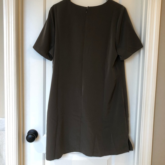 Forever21+ Army Green Dress - Picture 3 of 5